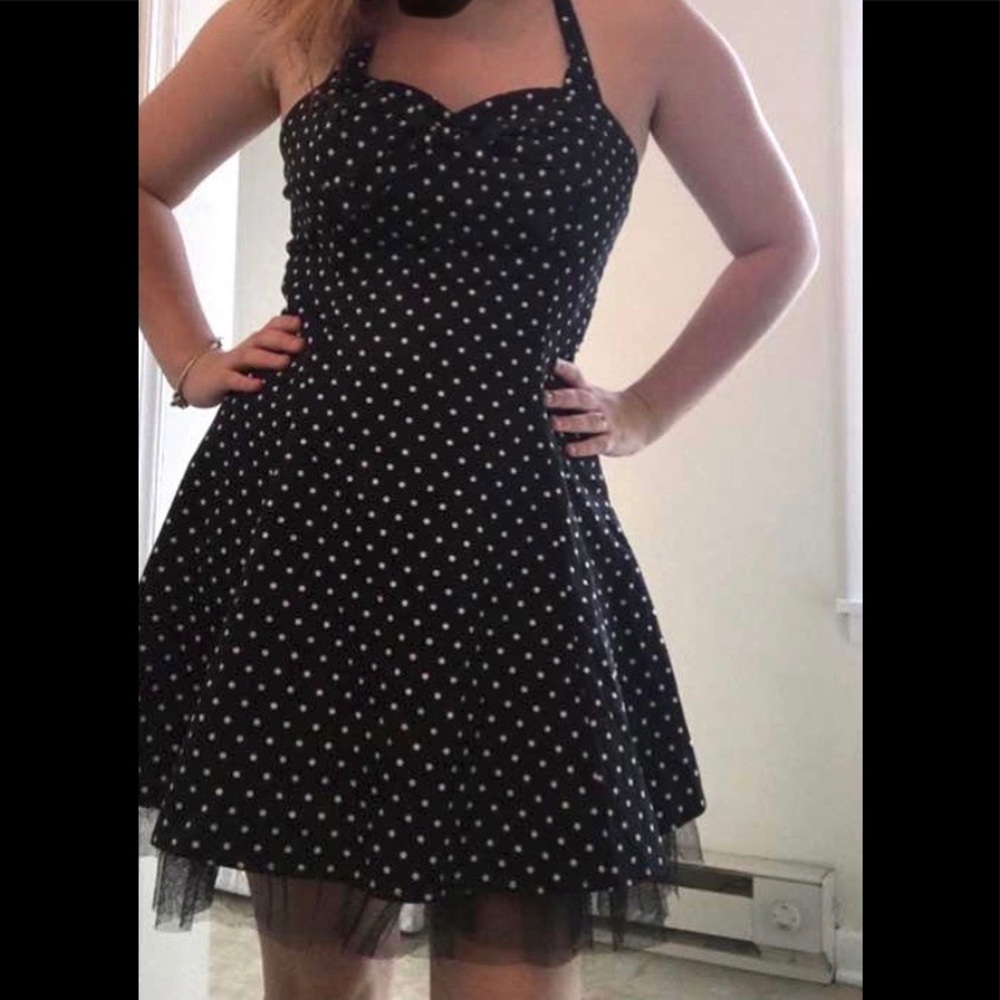 Polka dotted Dress
